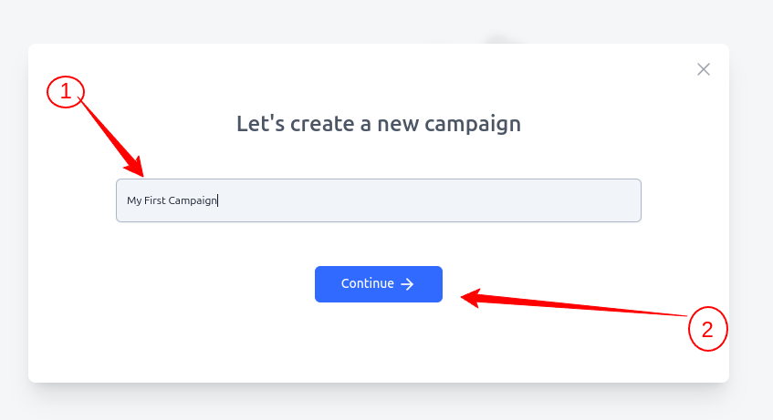 Create Campaign → Smart Builder