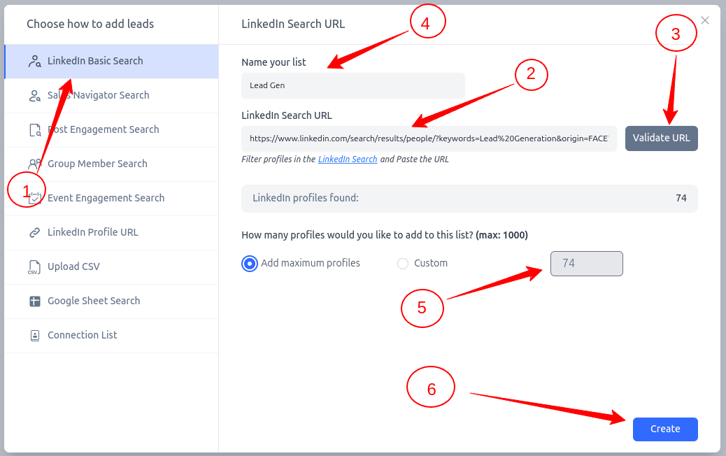Create sequence → Smart Builder